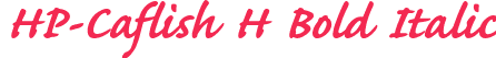 HP-Caflish H Bold Italic